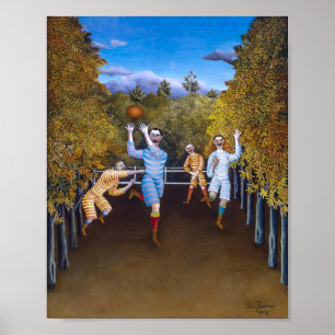 Poster Os Jogadores de Futebol Henri Rousseau