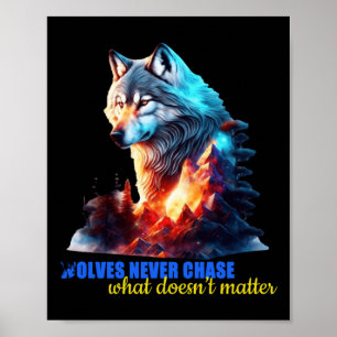 Poster Os Lobos Nunca Perseguem O Que Não