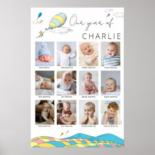 Poster Os Lugares Que Você Vai!   Colagem de 1rua de Bebê