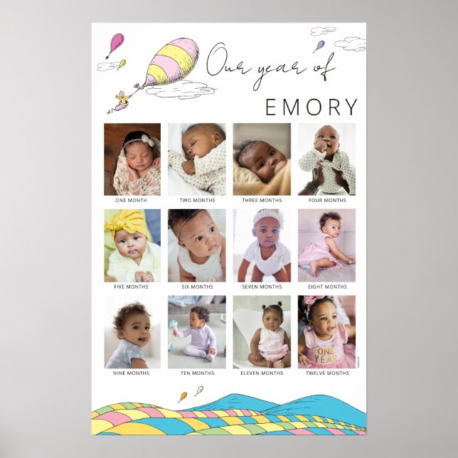 Poster Os lugares que você vai | Colagem de 1rua de Bebê (Frente)