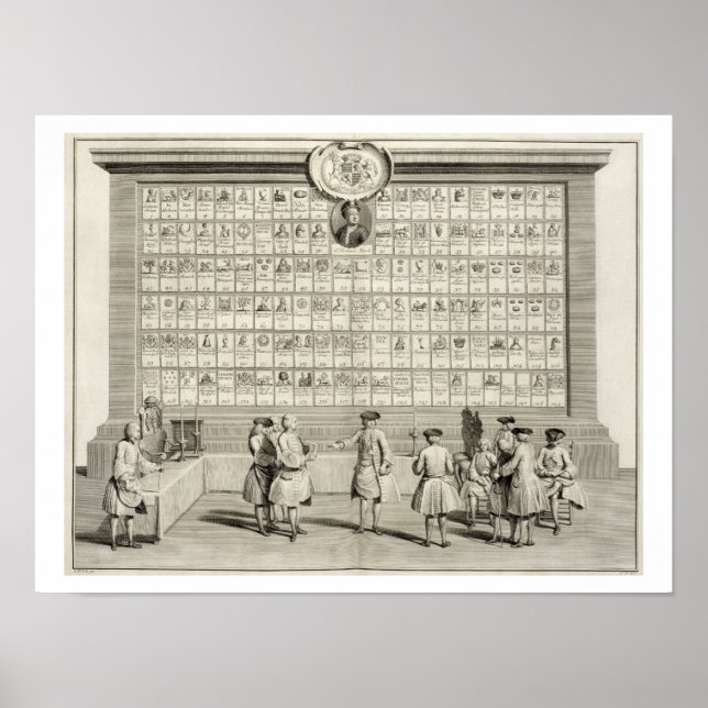 Pôster Os Maçons Gratuitos, com sinais para as várias bor (Frente)