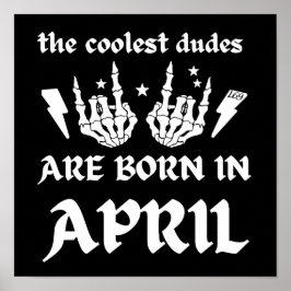 POSTER OS MAIS FELIZES SÃO NASCER DE ABRIL