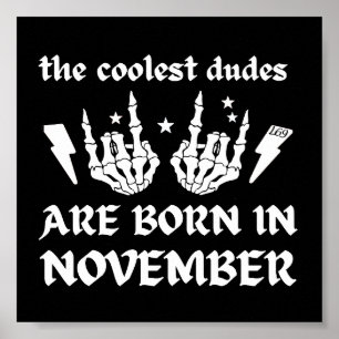 POSTER OS MAIS FELIZES SÃO NASCER DE NOVEMBRO