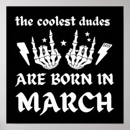 POSTER OS MAIS FELIZES SÃO NASCER NO FÉRIO DE MARÇO