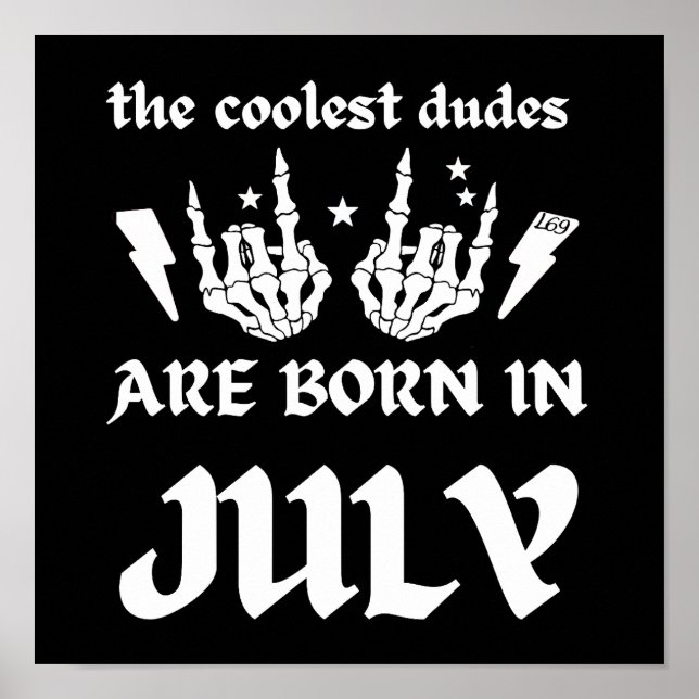 POSTER OS MAIS LEGAIS SÃO NASCER DE JULHO (Frente)