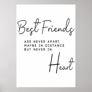 Poster Os melhores amigos presentes para ela
