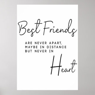 Poster Os melhores amigos presentes para ela