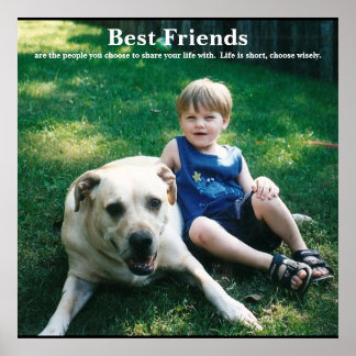 Poster Os melhores amigos, são as pessoas...