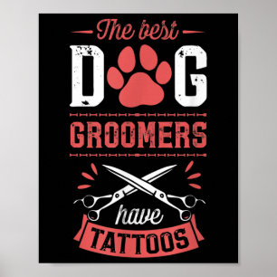 Poster Os Melhores Cachoreiros Têm Tatuagens Engraçadas T