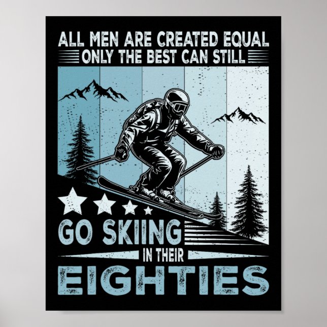 Poster Os Melhores Homens Ainda Esquiando Nos Seus Oitent (Frente)