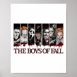 Poster Os Meninos Da Vintage Assustadora Horror Filme Hal