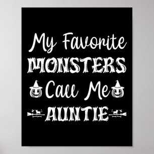 Poster Os Meus Monstros Favoritos Chamam-Me Tia Gato Engr
