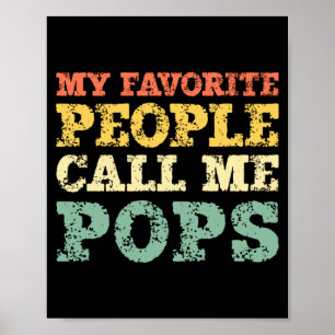 Poster Os Miúdos Chamam-me Pops Vintage