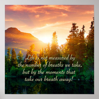 Poster Os momentos que nos tiram o fôlego.