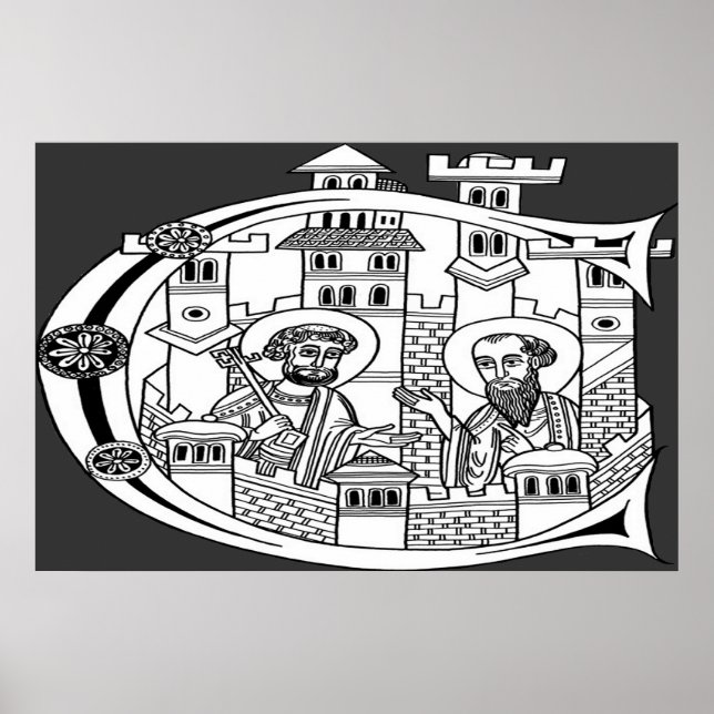 Pôster Os Monges de Kells (Frente)