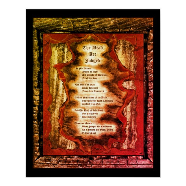 Pôster Os Mortos São Julgados (Frente)