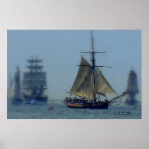 Poster Os navios altos