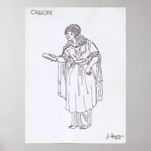 Pôster Os nove musas gregos: Calliope 1 de 9