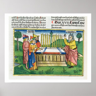 Poster Os números 17 os 1-11 funcionarios de Aaron