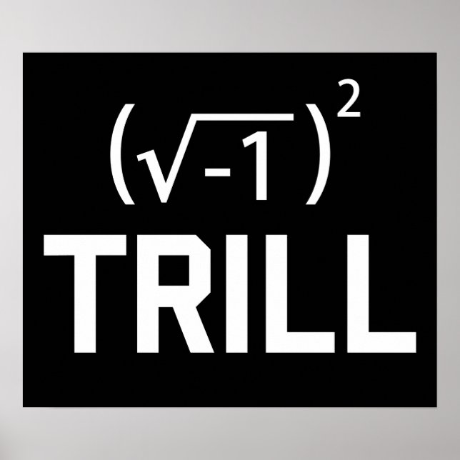 Pôster Os números reais são a avaliação (Frente)