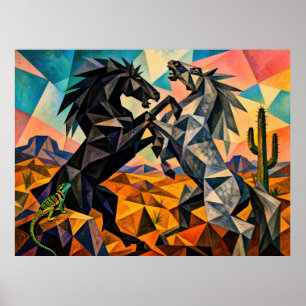Poster Os Observadores – O Lagarto e O Cacto