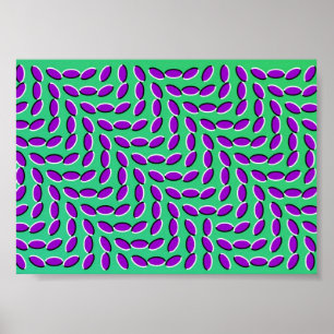 Poster Os olhares ESTRANHOS da ILUSÃO ÓPTICA como ele
