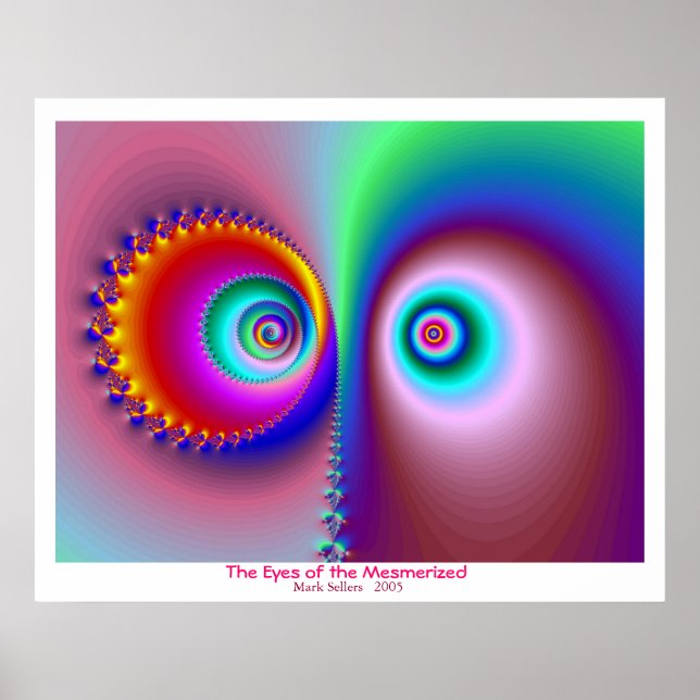 Poster Os Olhos da Mesmerização (Frente)