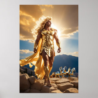 Poster Os Olímpicos: Apolo, Deus da Luz