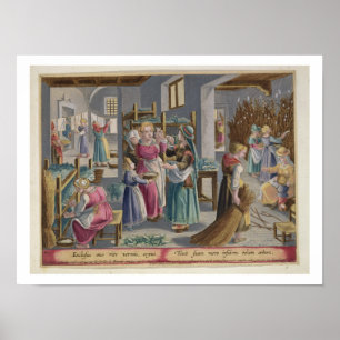 Pôster Os Ovos Atcham em Vermes, eles estão cobertos por