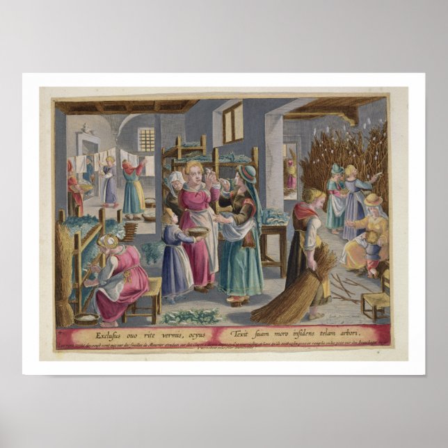 Pôster Os Ovos Atcham em Vermes, eles estão cobertos por (Frente)