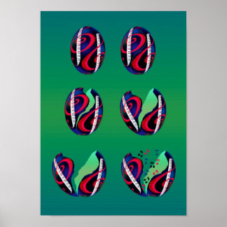 Pôster Os ovos de carne são música para a eclosão!