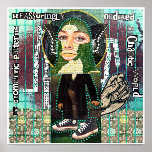 Poster Os Padrões Geométricos de Natalie Schorr