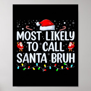 Poster Os Papais noeis da Família Bruh Xmas devem chamar