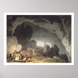 Pôster Os picos furam, Derbyshire (a gravura da cor)