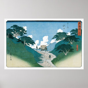 Poster Os pinhos bonitos, por Utagawa Hiroshige