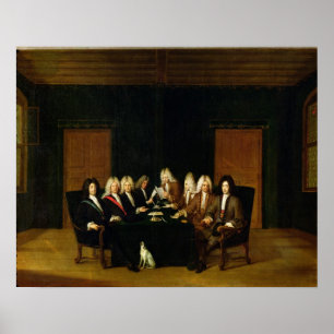 Pôster Os plenipotenciário no congresso de Baden