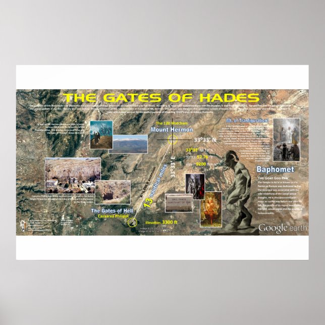 Poster Os portões de Hades (Frente)