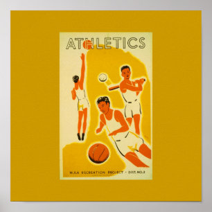 Pôster Os Poster-Esportes/Vintage ostentam a arte 8