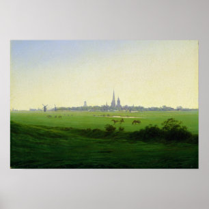 Pôster Os prados aproximam Greifswald