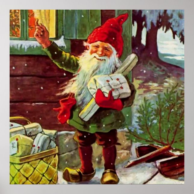 Poster "Os Presentes Chegaram", por Jenny Nystrom (Frente)