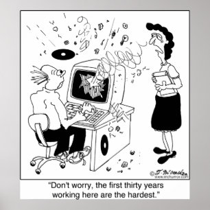 Pôster Os primeiros 30 anos aqui são os mais duros