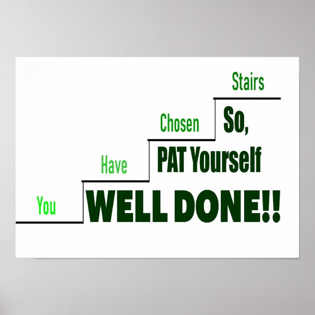 Poster Os Que "Tomam As Escadas" (Frente)