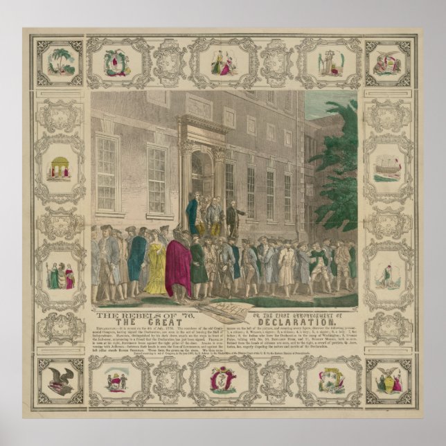 Pôster Os rebeldes de 76 (Frente)