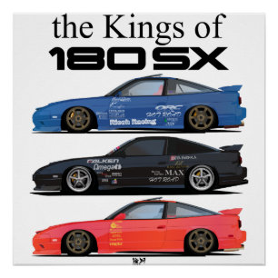Pôster os reis de 180SX