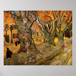 Pôster Os Reparadores de Estradas por Vincent van Gogh
