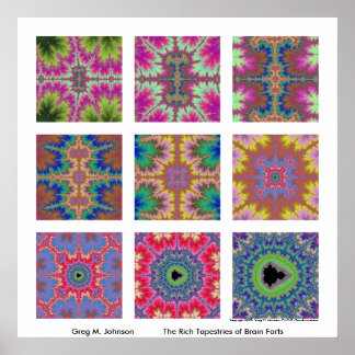 Poster Os ricos tapeçarias das fazendas cerebrais