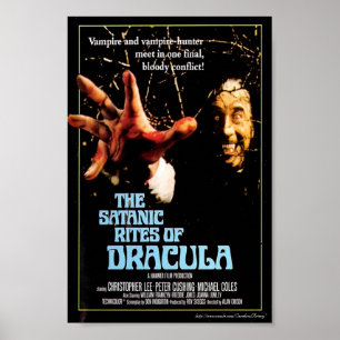 Poster "Os ritos satânicos de 1973) cartazes