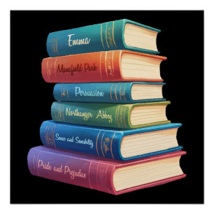 Pôster Os romances VIII de Jane Austen