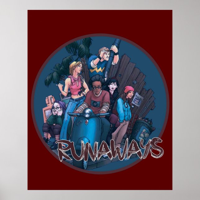 Poster Os Runaways (Frente)