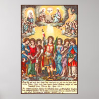 Os Sete Arcanjos (CP 001; Cromolitógrafo)